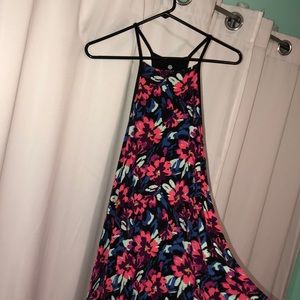 Colorful Flower Swing Dress